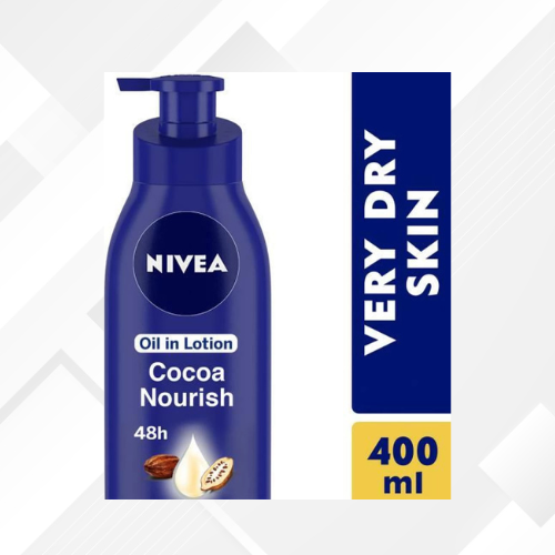 NIVEA Cocoa Nourish oil in Lotion Moisturizer  (400 ml)