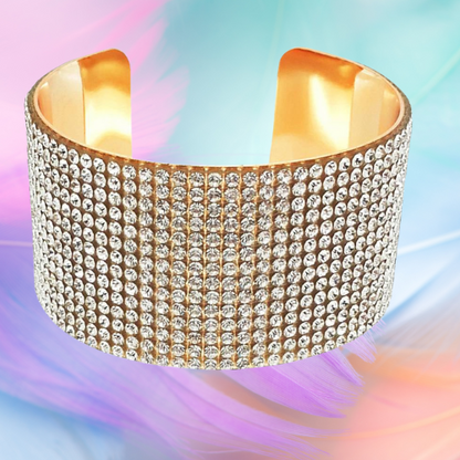 Alloy Crystal Bangle