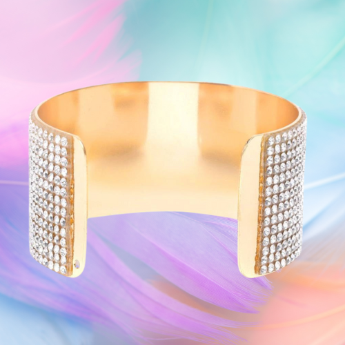 Alloy Crystal Bangle