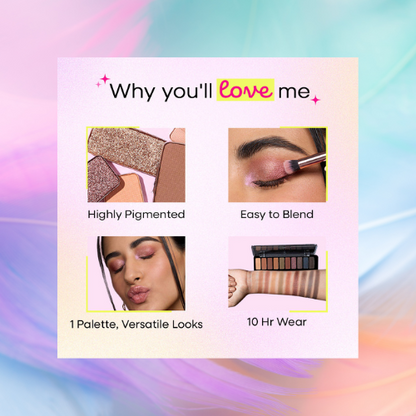 Nykaa Eyes On Me! 10-in-1 Eyeshadow Palette