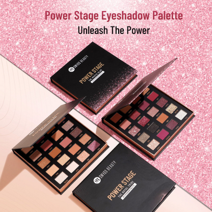 Swiss Beauty Power Stage Eyeshadow Palette - Royal Tribe (25g)