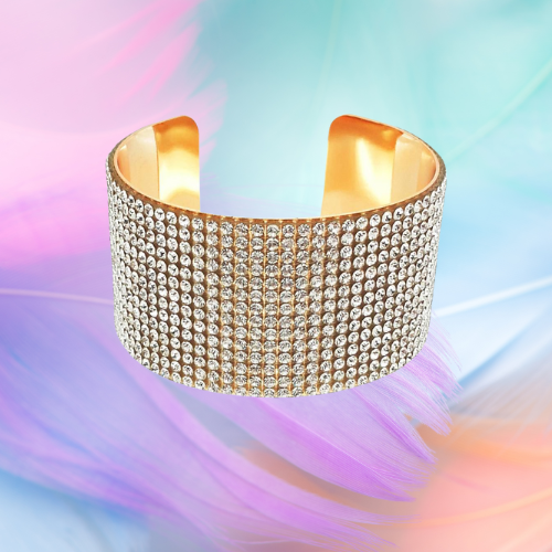 Alloy Crystal Bangle