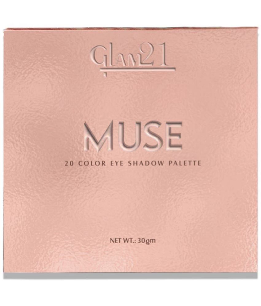 Glam21 Muse Eyeshadow Palette Mattes & Shimmers Long Lasting SweatProof Premium Finish 30g Divine-02