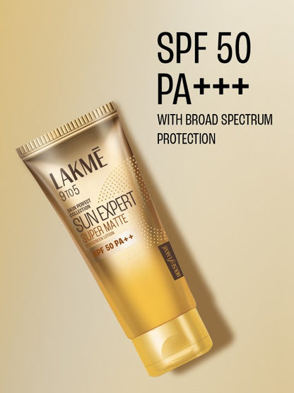 Lakme SPF 50 PA+++ Matte Sunscreen Niacinamid - 100ml