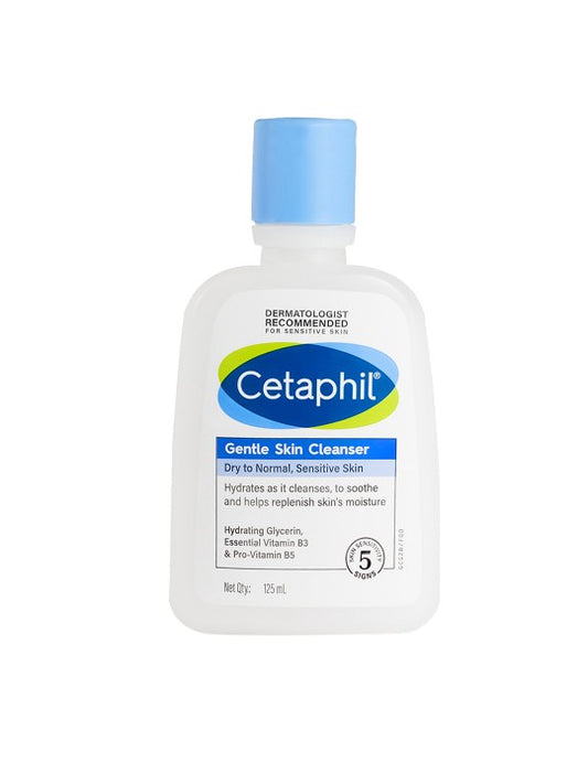 Cetaphil Gentle Skin Hydrating Face Wash Cleanser with Niacinamide & Vitamin B5 - 125 ml