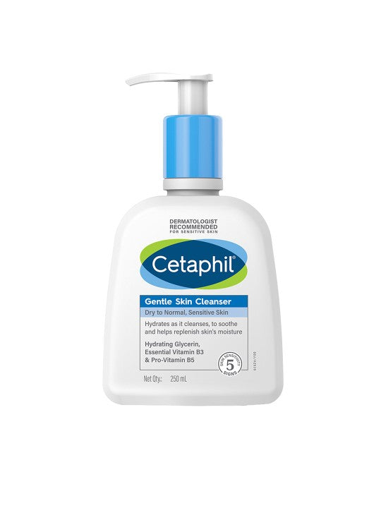 Cetaphil Gentle Skin Hydrating Face Wash Cleanser with Niacinamide & Vitamin B5 - 125 ml