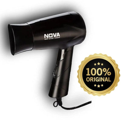 NOVA NHP 8100 Hair Dryer (1200W, Black)